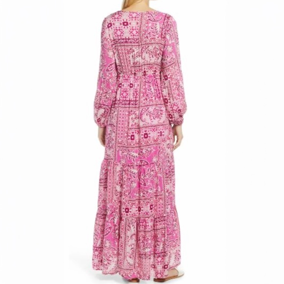 Anthropologie Pink Maxi Dress, BTFL-Life Size Small - Picture 3 of 7